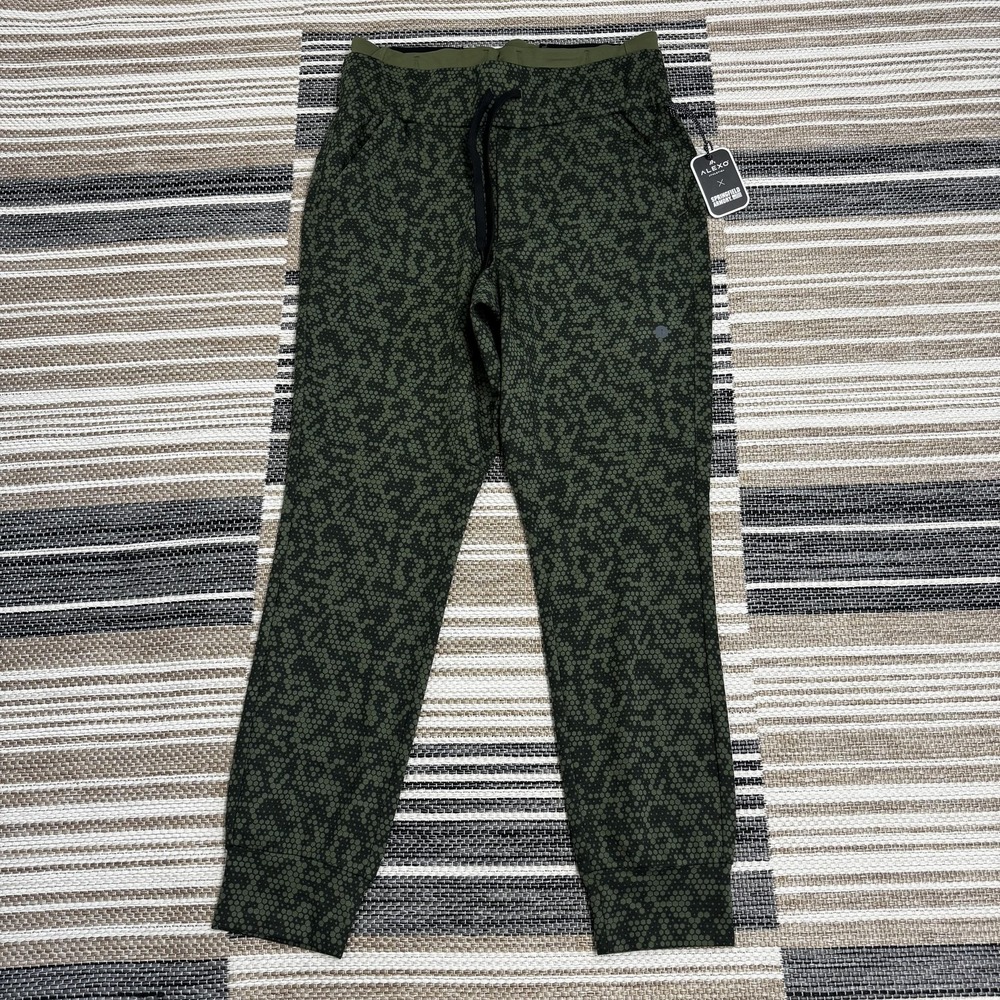 Alexo Athletica x Springfield Armory Jogger‎ Pants Mens Large Hex Interlock Per